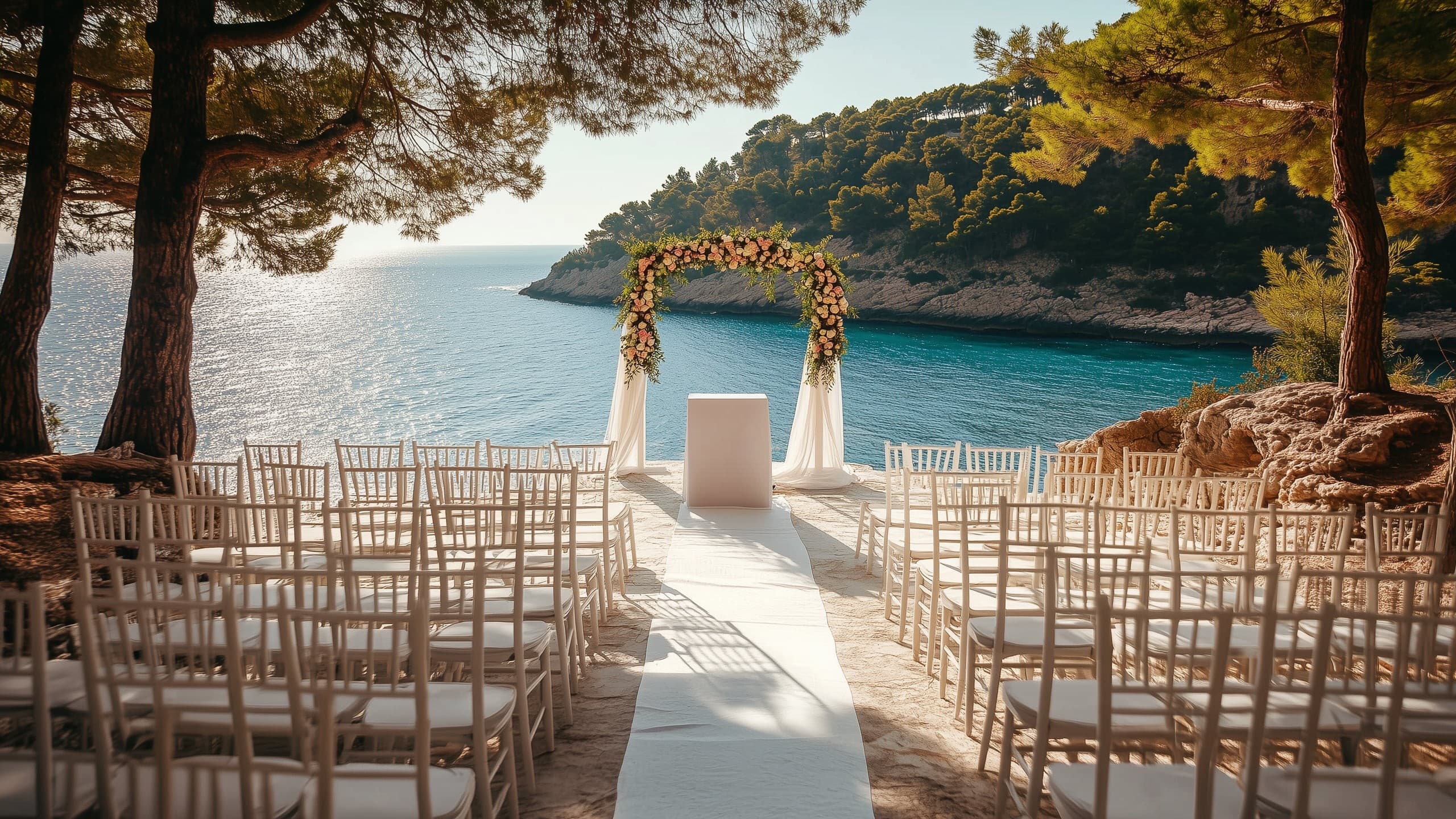 Stunning destination wedding venue by the sea