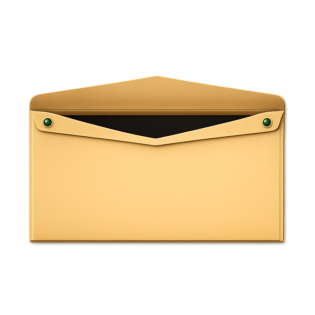Photo prints envelope (open)
